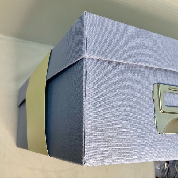 Photo Storage Box Acid Free Archival Light Blue Target NWT - Picture 11 of 16